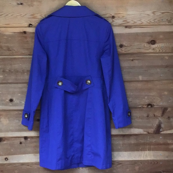 MICHAEL Michael Kors Jackets & Blazers - Michael Kors Blue Sz M Trench Coat NEW